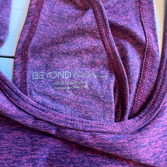 Beyond Yoga Womens Small Purple Activewear Tank Top Racerback Twist Open Back - Picture 3 of 5